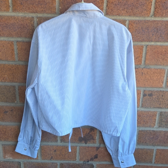 Rag & Bone Georgie Striped Cotton Shirt - Picture 5 of 9